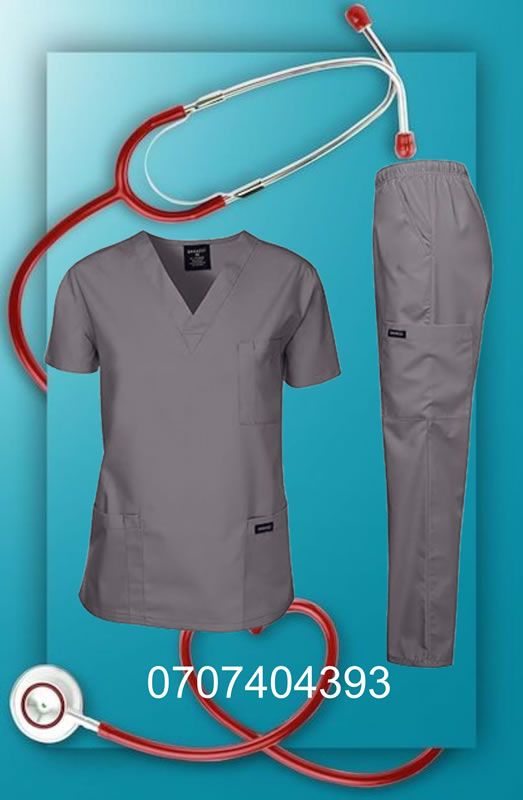 Grey Medical Scrubs Kenya